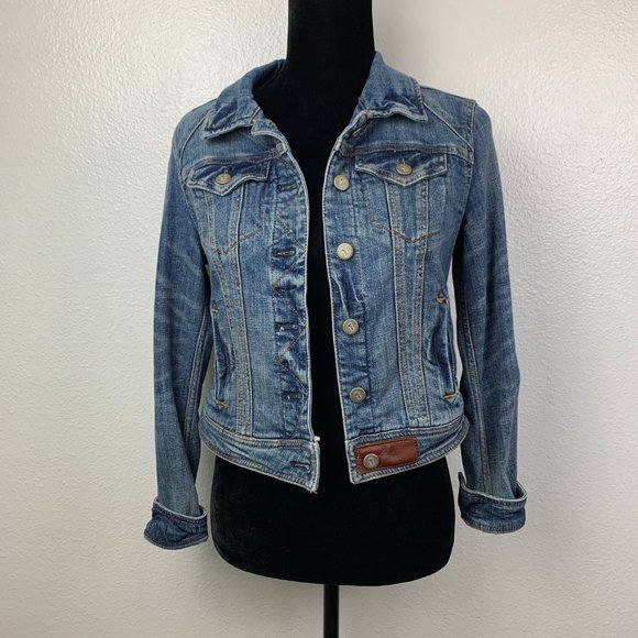 Pilcro denim jacket clearance